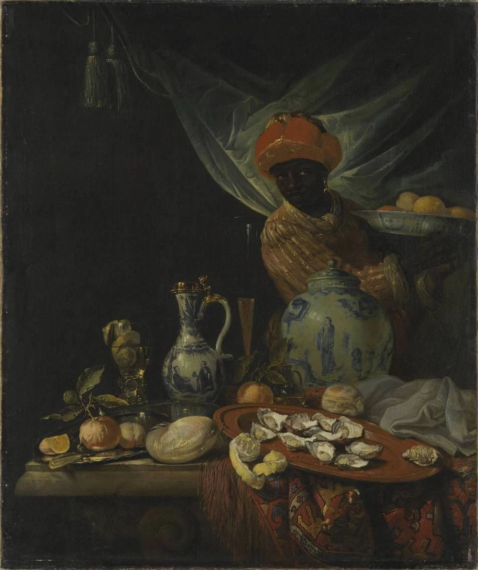 Natura morta con moro e vasi di porcellana - Bavarian State Painting Collections